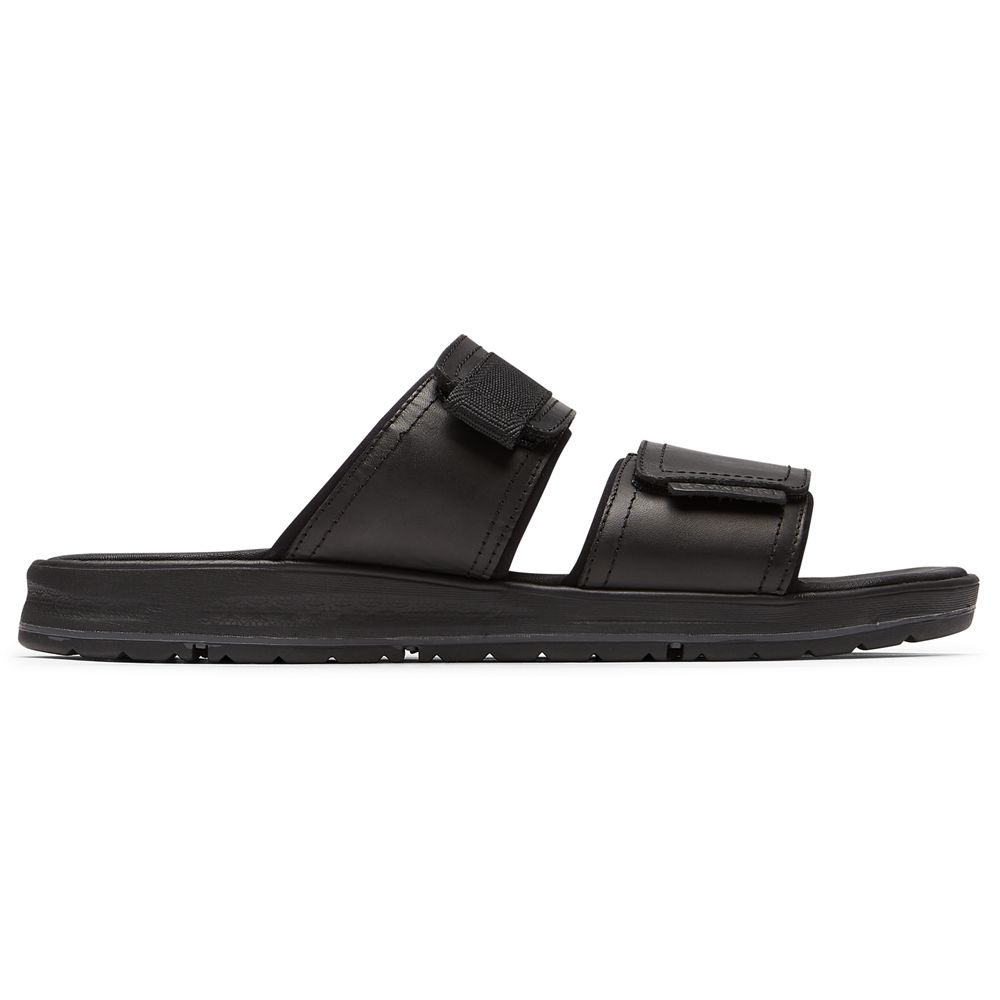 Rockport Canada Lucky Bay Dress - Mens Slides Black (LYG245968)